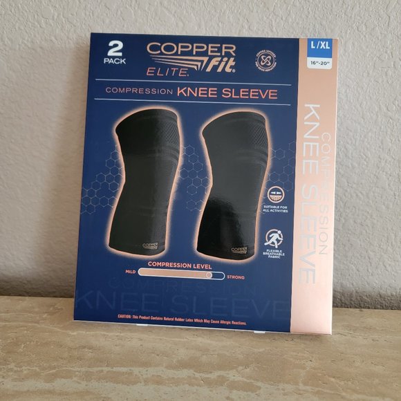 Copper Fit Elite Knee 2-pack NIB - Picture 1 of 4